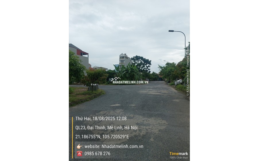 Bán đất khu trung tâm hành chính huyện Mê Linh, dt 100m2. Giá bán nhanh